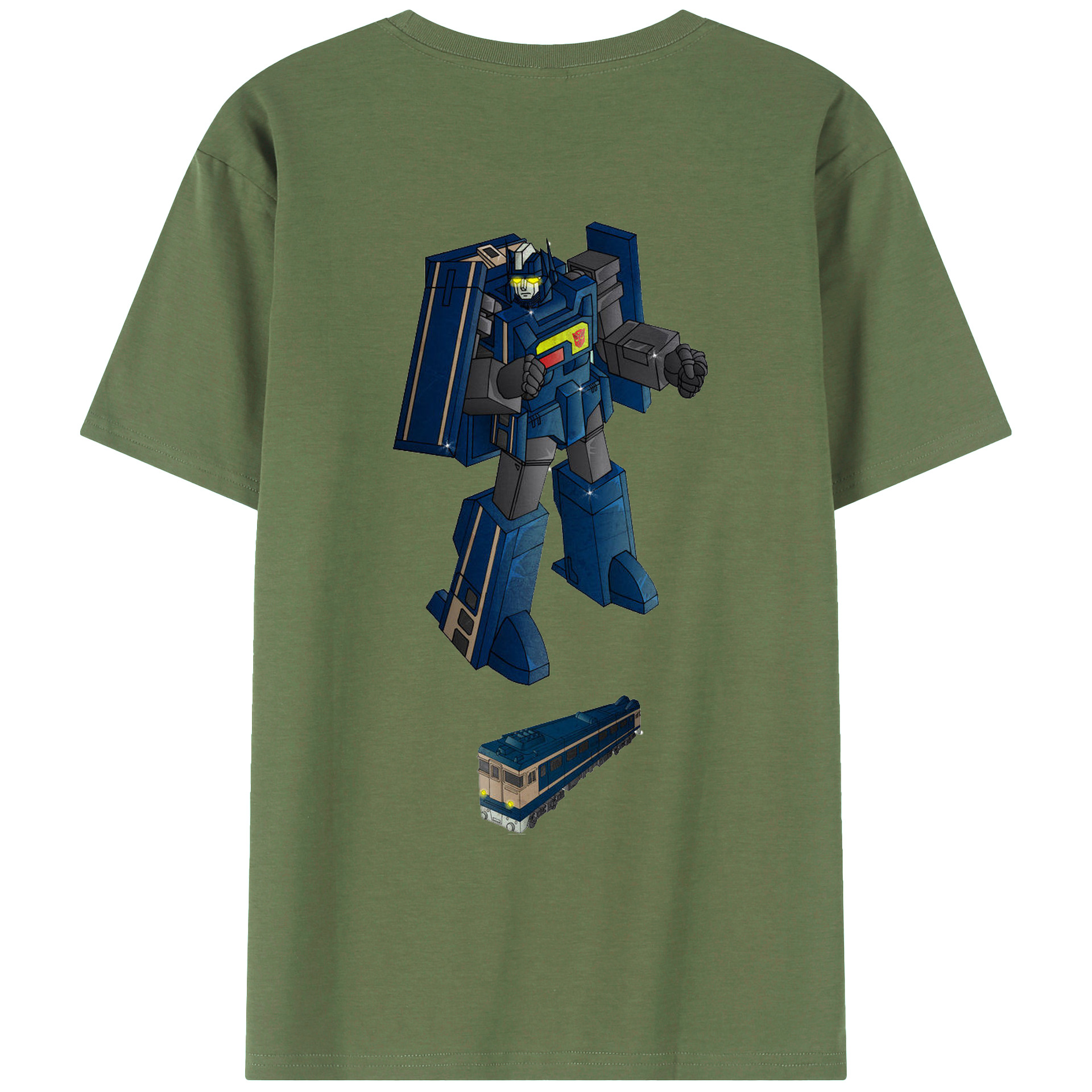 （画像用）  綿100％ メンズ半袖Tシャツ（バックプリント） 通気性